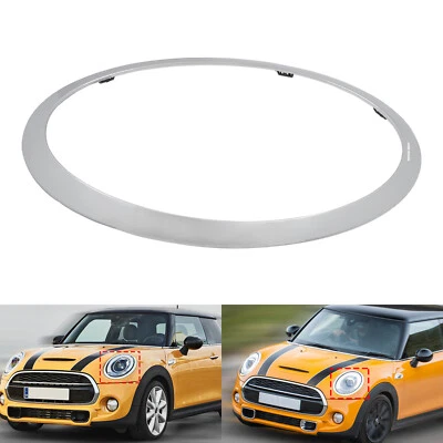 Für MINI Cooper S One D F55 F56 F57 Scheinwerfer Zierring Ring Chrom Silber L/H