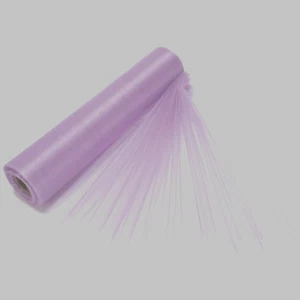 25m X 29cm Organza Fabric Wedding Chair Sash Bows Table Runner Pale Lilac G8/25 - Picture 1 of 1