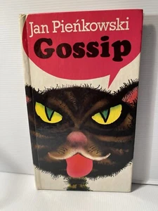 Jan Pienkowski Gossip Pop Out Kids Book 1983 Vintage - Picture 1 of 12