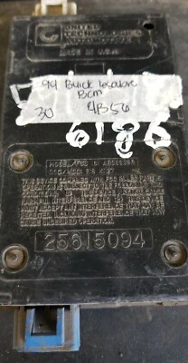 25615094 Buick LeSabre o Park Ave 1995 bcm módulo de control de carrocería Foto 1 de 4