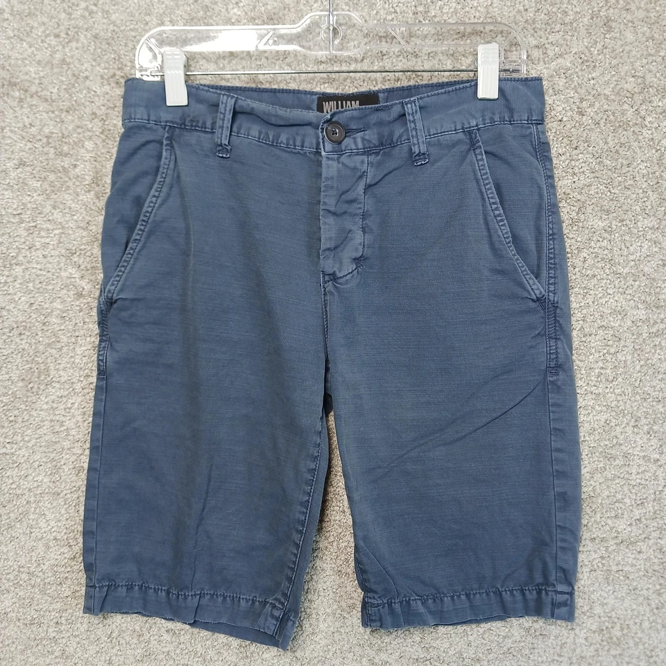 Pantalones Cortos William Rast Para Hombre 29 Azul Clásico Chino Informal Verano Algodón Ligero Foto 1 de 4