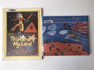 This Land Is My Land by George Littlechild & A Rainbow at Night by Bruce Hucko. - Picture 1 of 13