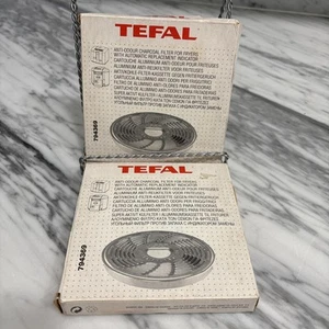 2 Tefal Anti-Odour Charcoal Filter for Fryers replacement indicator 794369 - Picture 1 of 8
