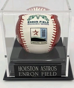 Houston Astros ENRON FIELD Inaugural Game Ball Limited Edition - Picture 1 of 6