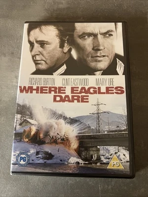 Where Eagles Dare DVD 1968 Clint Eastwood, UK Release, New Sealed - Image 1 of 2