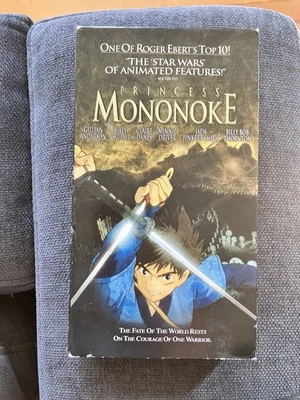 Princess Mononoke Anime VHS Tape Studio Ghibli Rare English Dubbed Version Foto 1 de 4