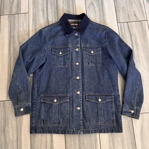 Chaqueta Abrigo Hombre Limitado Jean Denim Core Franela Forrada Talla Pequeña Con Bolsillos - Imagen 1 de 10