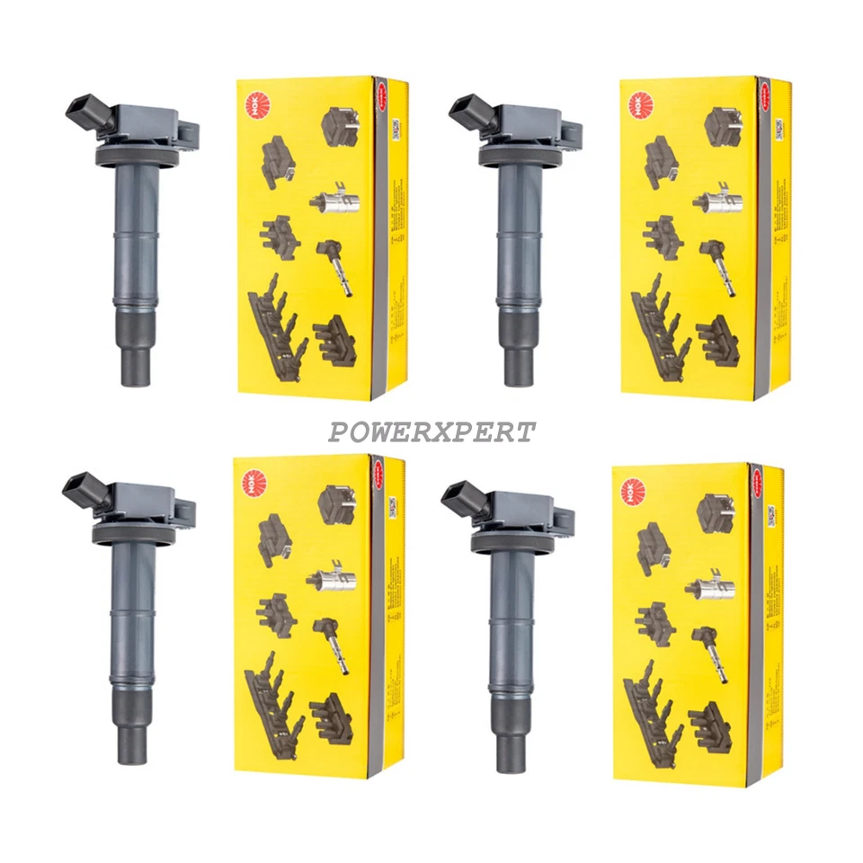 Bobina de ignição 9091902266 4* fabricante de equipamento original NGK para 2002-2003 Toyota Camry RAV4 Solara Vibe - Imagem 1 de 4