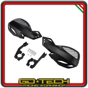 PARAMANI MOTO CROSS ENDURO MOTARD SCOOTER UNIVERSALI Nero Grigio MANUBRIO 22 mm - Imagen 1 de 6