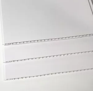 Matt White PVC Bathroom Cladding Shower Wet Wall Panels Ceiling Kitchen 5mm - Picture 1 of 8