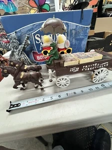 Vintage/Pre-Owned*Cast Iron Horse and Wagon*Fresh Fruit & Vegetables - Picture 1 of 5