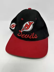 Gorra New Jersey Devils Logo Script Vintage Años 90 Snapback - Logo 7 - Ver Fotos - Imagen 1 de 6