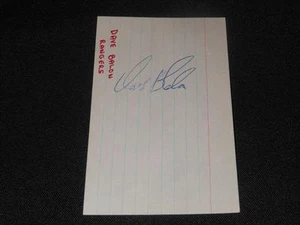 New York Rangers Dave Balon (d.07) Signed 3x5 Autograph Index Card JSA COA 714 - Picture 1 of 1