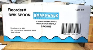 Boardwalk BWK YFW-SW Kunststoff mittelschwerer Teelöffel, Kiste mit 1000 - Bild 1 von 2