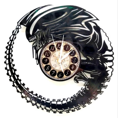 ALIEN XENOMORPH | Reloj Disco Vinilo | Arte de Pared | ENVÍO GRATUITO  Foto 1 de 2