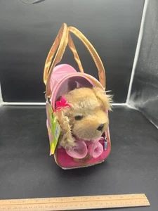 Pucci Pups Golden Dot Glam Bag Dog Carrier With Pup - Picture 1 of 3
