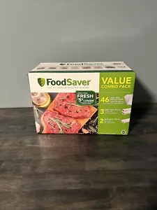 FoodSaver Vacuum Sealer Bag and Roll Combo Pack. New In Sealed Box - Picture 1 of 6
