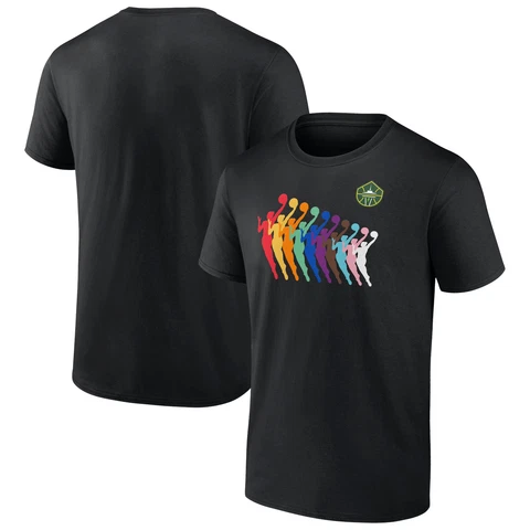 Unisex Fanatics Branded Black Seattle Storm Pride T-Shirt Cover