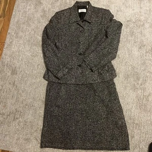 First Issue By Liz Claiborne Skirt Suit Jacket Size 10 Skirt 16 - Picture 1 of 10
