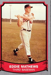 1989 Pacific Legends II Eddie Mathews #116 Milwaukee Braves