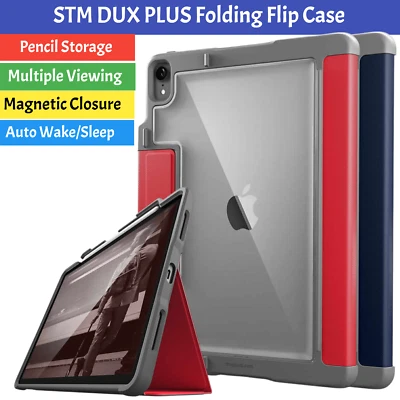 Genuine STM iPad (Air 13-inch, M2, 2024) Case Smart Folio Folding Stand Cover - Image 1 of 4