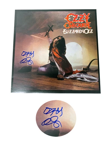 OZZY OSBOURNE SIGNED BLIZZARD OF OZ ALBUM VINYL LP AUTOGRAPH BECKETT BAS Cover