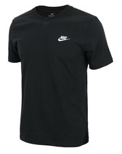 Nike Men Sport-wear Club Athletic Shirts S/S Black Jersey Tee Shirt AR4999-013  | eBay