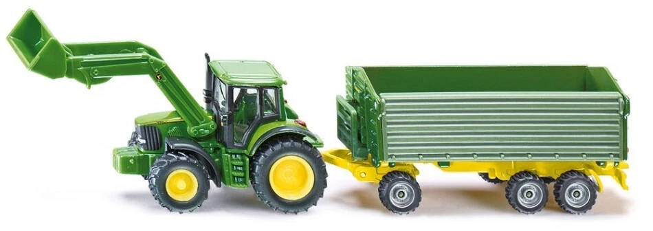 Modellino Siku TRATTORE JOHN DEERE CRIMORCHIO 1:87 modellismo statico collezione - Immagine 1 di 1