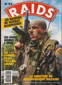 RAIDS N°92 NAGEUR COMBAT ALLEMAND / UNITE LEGERE OTAN / AVENGER / RENSIG MILITAI