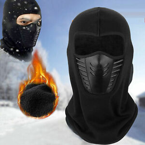Winter Ninja Mask Thermal Balaclava Full Face Mask Fleece Headgear Cold Weather