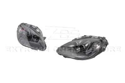 For 05-13 Corvette C6 GM Painted Black Housing Pair HID Projector Headlights - Image 1 of 4