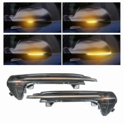 Светодиодные динамические указатели поворота мигалки для бокового зеркала для Audi RS6 A6 S6 2012-2018 - Изображение 1 из 4