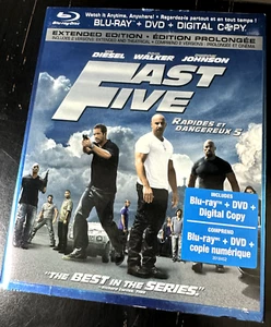 Fast Five Extended Edition (Blu Ray - DVD) Vin Diesel, Paul Walker, The Rock - Picture 1 of 3