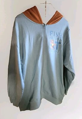 Five Nights At Freddy's Big Face Freddy Hood Long Sleeve Boys Zip-Up Hoodie XL  - Image 1 of 4