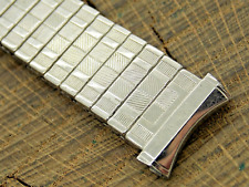 Vintage Watch Band Stainless Steel Expansion 18mm Bracelet Pre-Owned Gemex