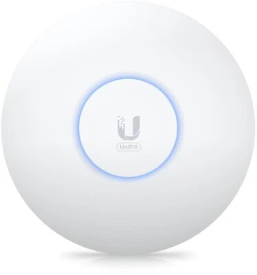 Ubiquiti U6+ Access Point Wireless Wi-Fi 6 Dual Band Ethernet RJ-45 PoE Bianco - Immagine 1 di 4
