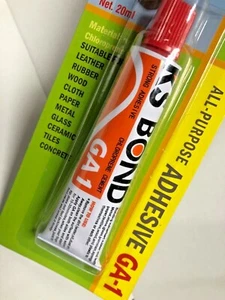 CONTACT CEMENT TUBE X 1 SUPER STRONG ADHESIVE RUBBER METAL GLASS PLASTIC WOOD - Picture 1 of 4