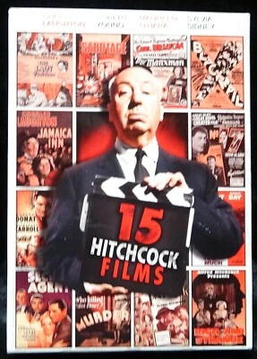 15 Alfred Hitchcock Films 📀 Skin Game 39 Steps Sabotage, Lady Vanishes DVD — 第 1/4 张图片