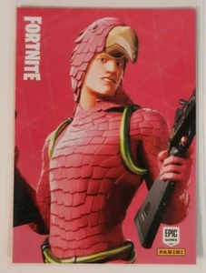 Fortnite Series 2 KING FLAMINGO Uncommon Outfit Base Card #21 - Picture 1 of 2