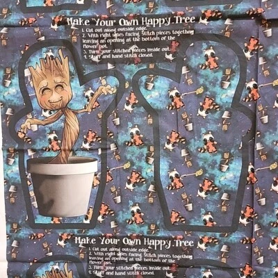Groot Guardians of the Galaxy Fabric Panel Make Your Own Tree - Image 1 of 4