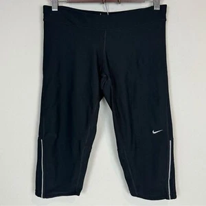 Nike Dri-Fit Leggings schwarz Cropped M - Bild 1 von 8
