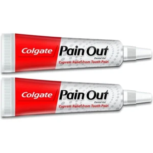 2 x Pain Out Dental Gel Express Relief From Tooth Pain 10gm FREESHIP WORLDWIDE - Picture 1 of 2