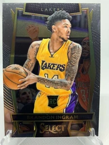 2016-17 Panini Select BRANDON INGRAM Rookie RC Lakers #91 - Bild 1 von 2