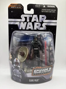 Hasbro Star Wars Episode III Heroes & Villains Clone Pilot Figure 2006 6 of 12 - Picture 1 of 3