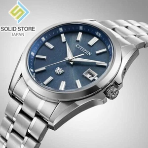 The CITIZEN AQ4091-56M Titanium Eco-Drive Solar Watch Indigo dye Washi Dial 40mm - Picture 1 of 12