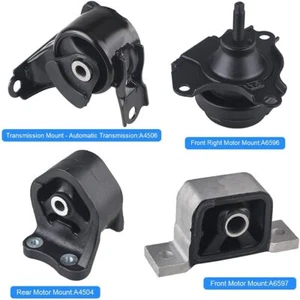 4Pcs Engine Motor Mount For Honda CRV 2.4L L4 2002-2006 Automatic Transmission - Picture 1 of 9