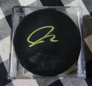 Jonathan Quick Signed Blank Hockey Puck New York Rangers Vegas Golden Knights - Picture 1 of 1