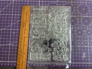9 Cute Birds, Words Clear Stamps And 4 Dies .. - Picture 1 of 4
