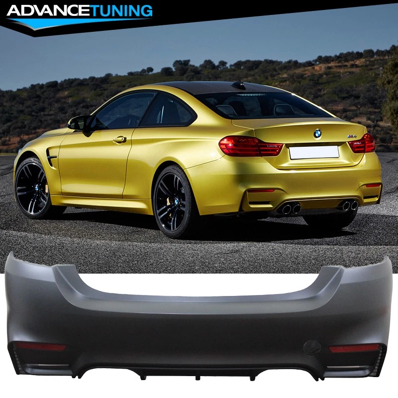 Fits 14-20 BMW F32 4 Series Coupe 2-Door 2DR M4 Style PP Rear Bumper Conversion Foto 1 de 1
