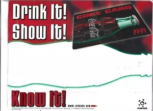 DRINK IT, SHOW IT, KNOW IT. STICKER DISPLAY FOR COOLER DOORS ETC ETC C 1999 - Picture 1 of 1
